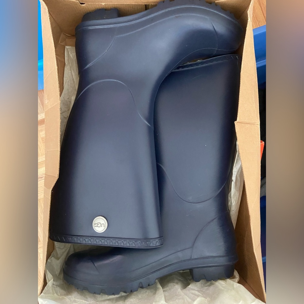 UGG Dark Blue Rain Boots